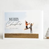 "Simply Typographic" - Holiday Cards in Noir by Jessica Corliss - Folded Card