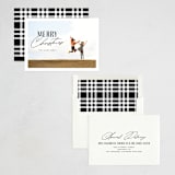 "Simply Typographic" - Holiday Cards in Noir by Jessica Corliss - Assembled