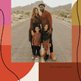 "Rainbow Line" - Holiday Cards in Candy by Meg Gleason - Detail