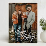 "Glide" - Holiday Cards in Snowfall by Jennifer Postorino - Front