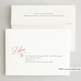 "Glide" - Holiday Cards in Snowfall by Jennifer Postorino - FREE Recipient Addressing