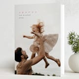 "Minimal Joy" - Holiday Cards in Cardinal by Owl and Toad - Folded Card