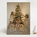 "Noël classique" - Holiday Cards in Frost by Benita Crandall - Front
