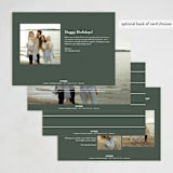 "All our love" - Holiday Cards in Snow by Ashley Iwafuchi - Back of Card Options