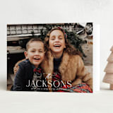 "All our love" - Holiday Cards in Snow by Ashley Iwafuchi - Folded Card