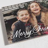 "Exuberant" - Holiday Cards in Snowflake by Everett Paper Goods - Detail