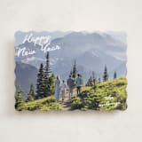 "Squiggles" - Holiday Cards in Snow by Tennie and Co. - Front