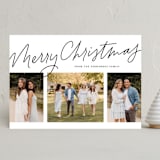 "We Three" - Holiday Cards in Penguin by Lea Delaveris - Front