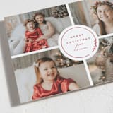 "Round" - Holiday Cards in Candy Cane by Brianne Larsen - Detail