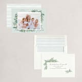"Winter Frame" - Holiday Cards in Wintermint by Leah Bisch - Assembled