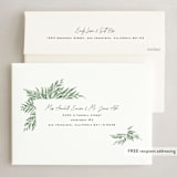 "Winter Frame" - Holiday Cards in Wintermint by Leah Bisch - FREE Recipient Addressing