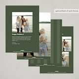 "Joy in Photos" - Holiday Cards in Snow by Lauren Chism - Back of Card Options