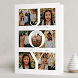 "Joy in Photos" - Holiday Cards in Snow by Lauren Chism - Folded Card