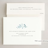 "Flourishing" - Holiday Cards in Juniper by Paper Raven Co. - FREE Recipient Addressing