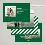 "joyful grid" - Holiday Cards in Evegreen by Susan Asbill - Back of Card Options