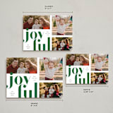"joyful grid" - Holiday Cards in Evegreen by Susan Asbill - Formats Available