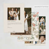 "Winter Collection Frame" - Holiday Cards in Ivory by Alethea and Ruth - Back of Card Options