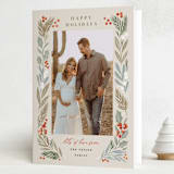 "Winter Collection Frame" - Holiday Cards in Ivory by Alethea and Ruth - Folded Card