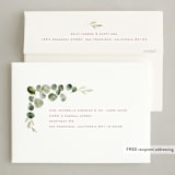 "Winterbloom" - Holiday Cards in Holly Berry by Leah Bisch - FREE Recipient Addressing