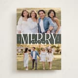 "Big Merry" - Holiday Cards in Pine by Brianne Larsen - Front