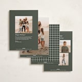 "Big Merry" - Holiday Cards in Pine by Brianne Larsen - Back of Card Options