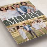 "Big Merry" - Holiday Cards in Pine by Brianne Larsen - Detail