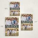 "Big Merry" - Holiday Cards in Pine by Brianne Larsen - Formats Available