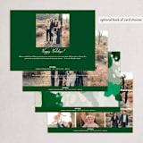 "Blithely" - Holiday Cards in Shamrock by Alaina Cherup - Back of Card Options