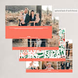 "Christmas Garden" - Holiday Cards in Crimson by Kayla King - Back of Card Options