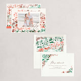"Christmas Garden" - Holiday Cards in Crimson by Kayla King - Assembled