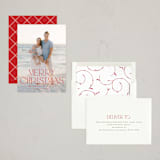 "Sutton" - Holiday Cards in Berry by Robert and Stella - Assembled
