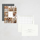 "Minimal Collage" - Holiday Cards in Snow by Emily Betts - Assembled