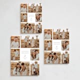 "Minimal Collage" - Holiday Cards in Snow by Emily Betts - Formats Available