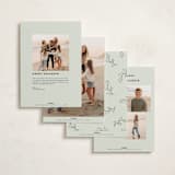 "Hung Holly" - Holiday Cards in Lime by Angela Garrick - Back of Card Options