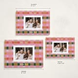 "festive checked plaid" - Holiday Cards in Fruitcake by Carrie Moradi - Formats Available