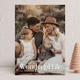 "Most Wonderful" - Holiday Cards in Icicle by Heather Cairl - Front