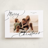 "Evoke" - Holiday Cards in Snow by Everett Paper Goods - Front