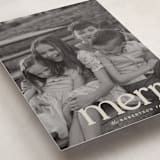 "cropped" - Holiday Cards in Cream by Ellen Schlegelmilch - Detail