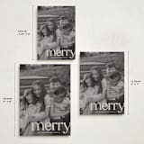 "cropped" - Holiday Cards in Cream by Ellen Schlegelmilch - Formats Available