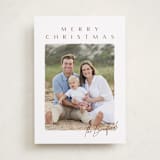 "Merry & Minimal" - Holiday Cards in Wine by Ekko Studio - Front