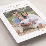 "Merry & Minimal" - Holiday Cards in Wine by Ekko Studio - Detail