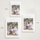 "Merry & Minimal" - Holiday Cards in Wine by Ekko Studio - Formats Available