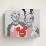 "disney holiday joy" - Holiday Cards in Cranberry by Lori Wemple - Folded Card