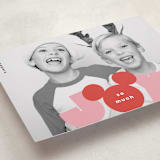 "disney holiday joy" - Holiday Cards in Cranberry by Lori Wemple - Detail