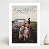 "Happy Script" - Holiday Cards in Juniper by Erica Krystek - Front
