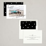 "Playful Corners" - Holiday Cards in Licorice by Ekko Studio - Assembled