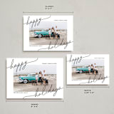 "Playful Corners" - Holiday Cards in Licorice by Ekko Studio - Formats Available