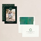 "Peace On Earth" - Holiday Cards in Spruce by Susan Moyal - Assembled