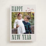 "Merry Modern" - Holiday Cards in Pine Needle by Kelly Watkins - Front