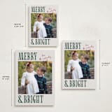 "Merry Modern" - Holiday Cards in Pine Needle by Kelly Watkins - Formats Available